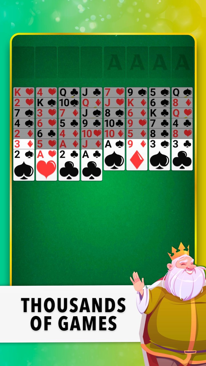 FreeCell Classic Card Game screenshot image 5_Popularmodapk.com
