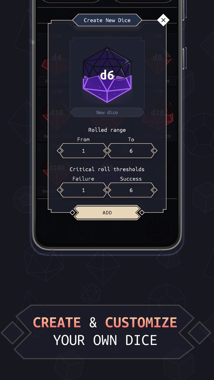 Ultimate Dice Roller - Dicely screenshot image 3_Popularmodapk.com