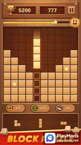 Block Puzzle Wood Blast<span>(Remove ads)</span> screenshot image 1_Popularmodapk.com