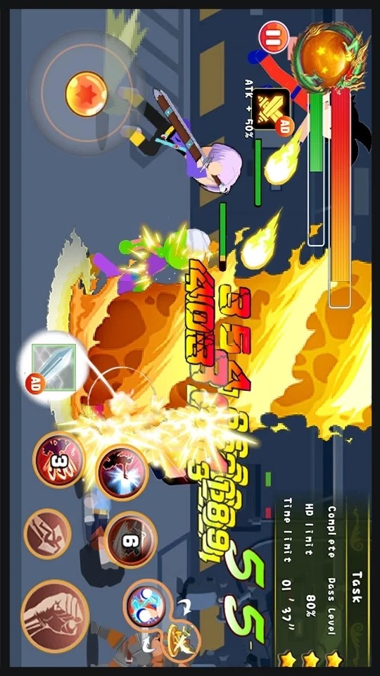 Super Dragon Warrior: Ultra Stickman Fight (lots of coins) screenshot image 7_Popularmodapk.com