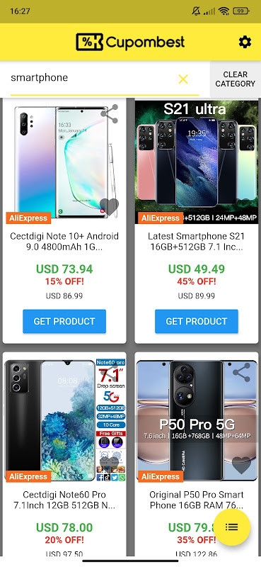 Aliexpress Gearbest Coupons Discounts Cupombest screenshot image 1_Popularmodapk.com
