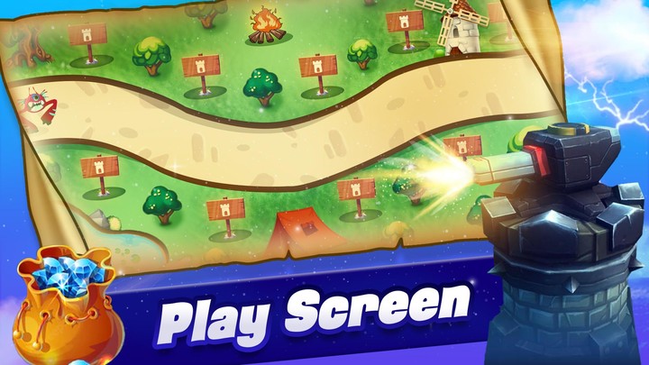 Castle Defense - Offline Game screenshot image 2_Popularmodapk.com