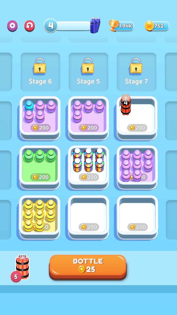 Bottle Sort screenshot image 2_Popularmodapk.com