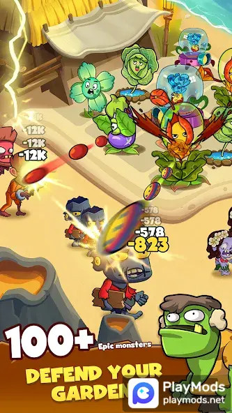 Zombie Defense - Plants War<span>(Unlimited money)</span> screenshot image 2_Popularmodapk.com