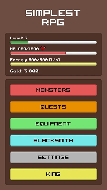 Simplest RPG Game - Text Adventure(Mod) screenshot image 1_Popularmodapk.com