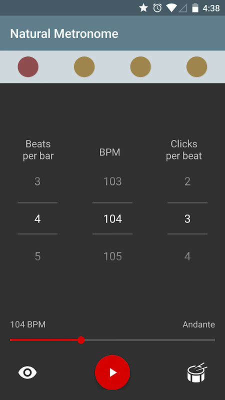 Natural Metronome screenshot image 1_Popularmodapk.com