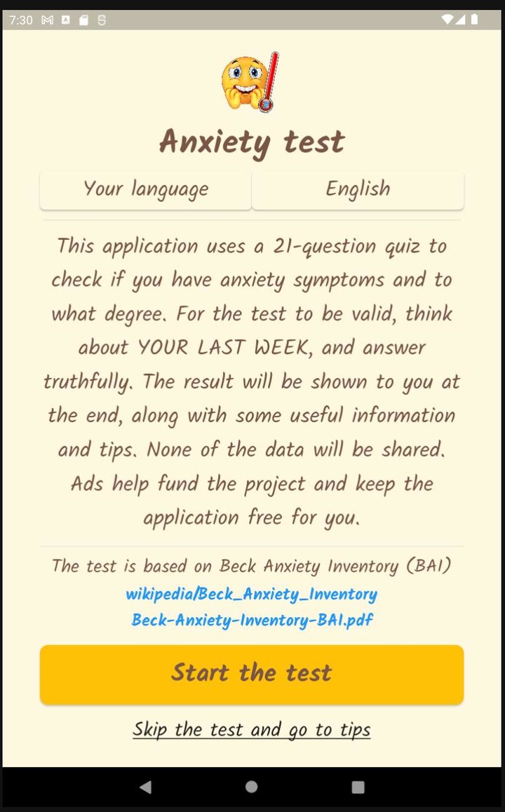 Anxiety Test screenshot image 10_Popularmodapk.com