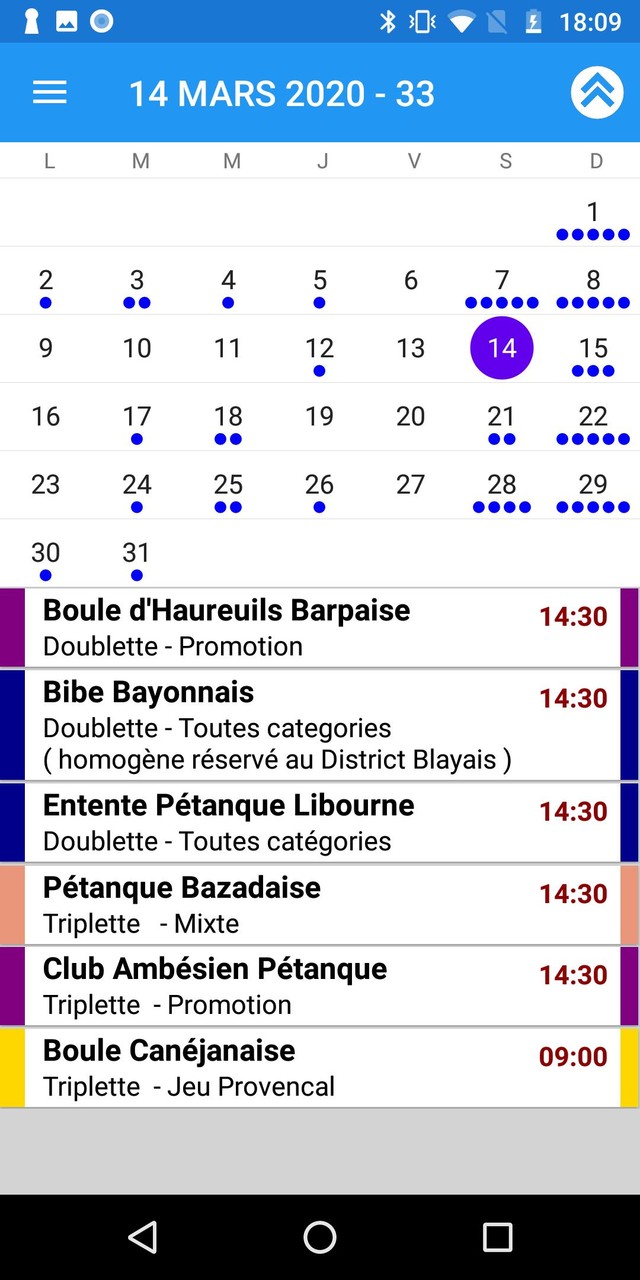 Pétanque Calendriers Concours screenshot image 7_Popularmodapk.com