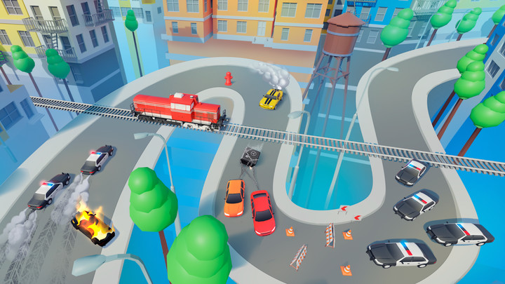 Line Race: Police Pursuit<span>(Unlimited money)</span> screenshot image 2_Popularmodapk.com