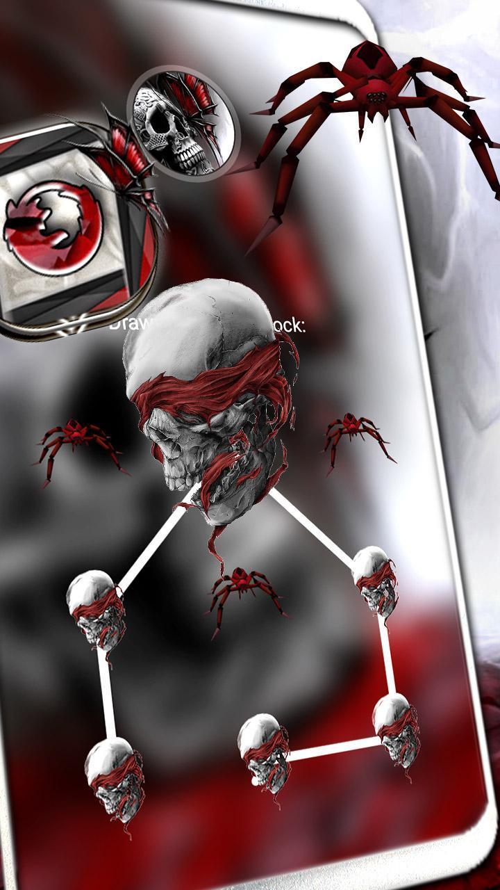 Skull Red Butterfly Theme screenshot image 4_Popularmodapk.com
