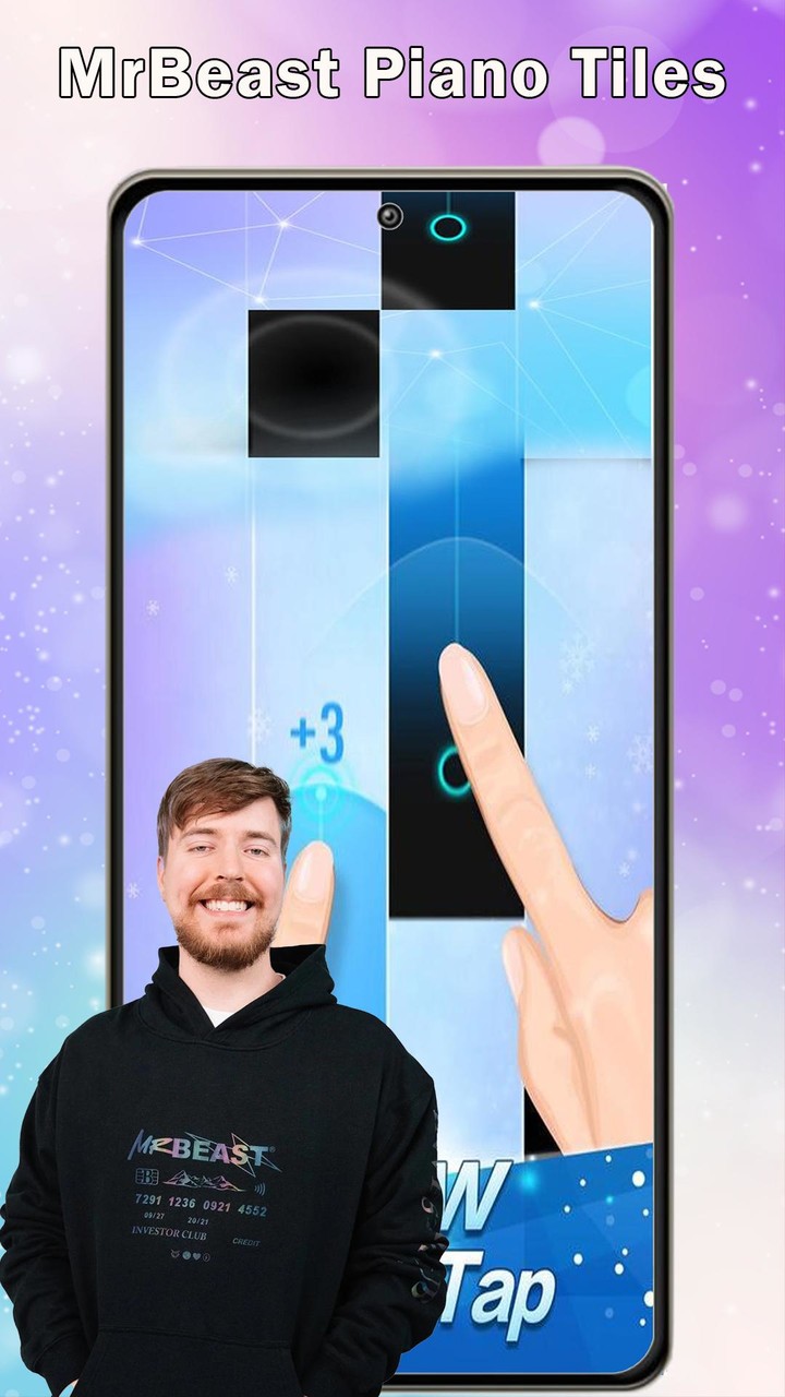 MrBeast piano Tiles Challenge screenshot image 1_Popularmodapk.com