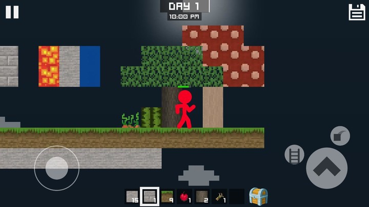 Stickman One Block Survival screenshot image 2_Popularmodapk.com