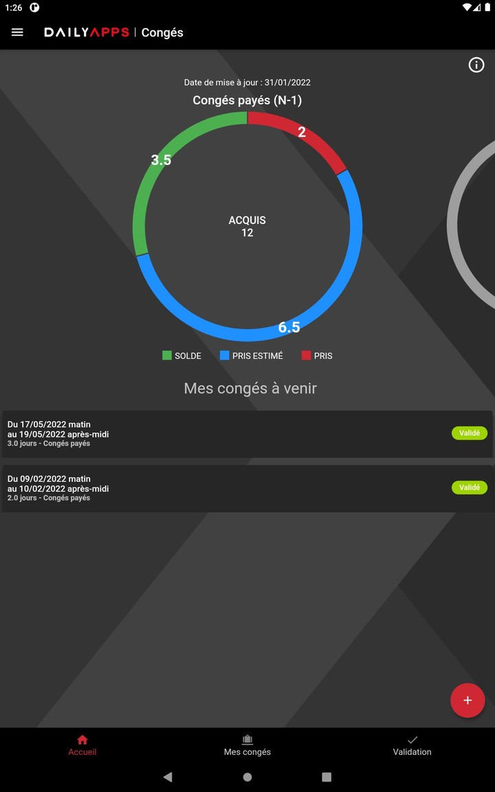 DAILYAPPS Congés screenshot image 12_Popularmodapk.com