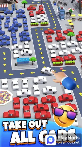 Car Parking Jam 3D: Drive Out<span>(Unlimited gold)</span> screenshot image 1_Popularmodapk.com
