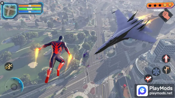 Gangster Crime: Rope Hero City<span>(all free)</span> screenshot image 2_Popularmodapk.com