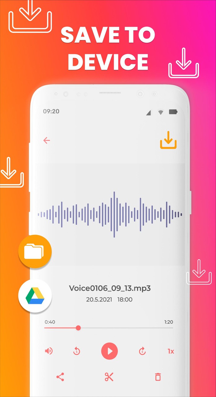 Voice Recorder - Voice memos screenshot image 5_Popularmodapk.com
