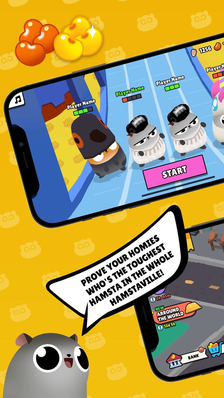 HamstaParty: Run Games! screenshot image 2_Popularmodapk.com