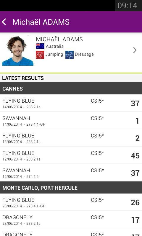 FEI SportApp screenshot image 7_Popularmodapk.com