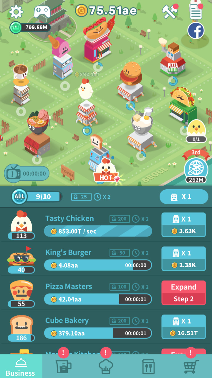 Foodpia Tycoon - Idle restaurant(Large currency) screenshot image 8_Popularmodapk.com