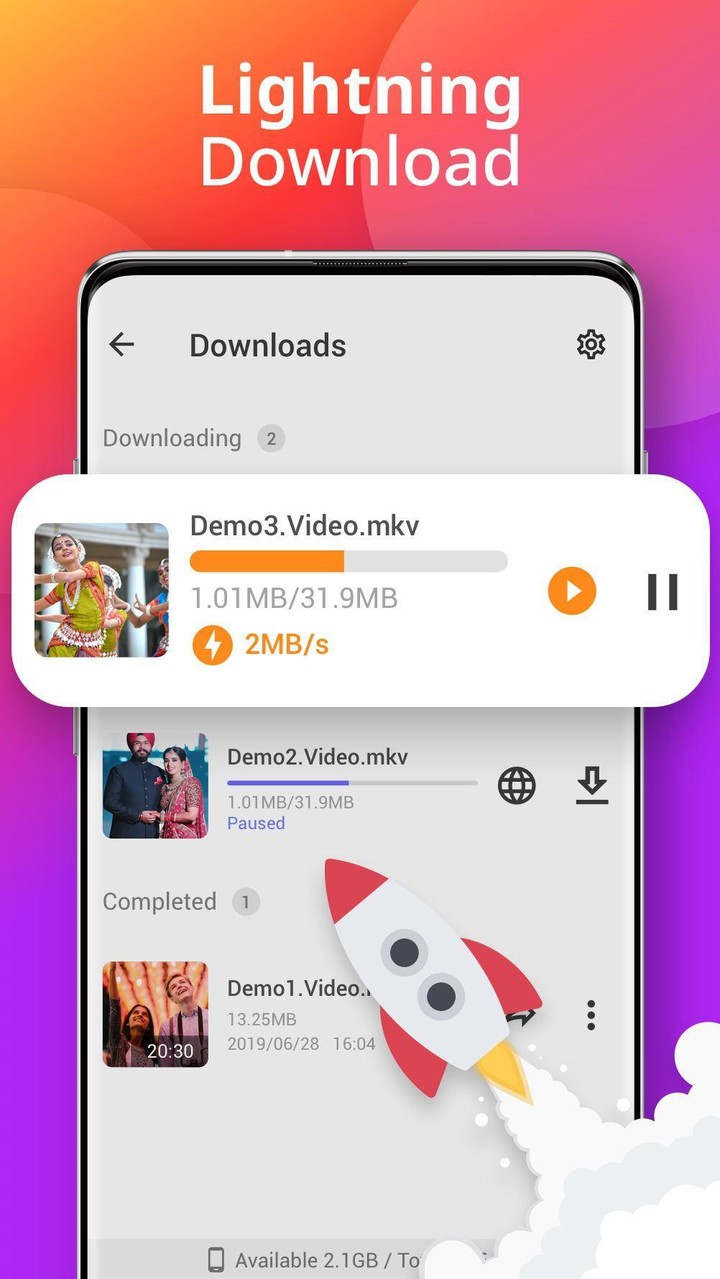 Downloader - Video Downloader screenshot image 3_Popularmodapk.com
