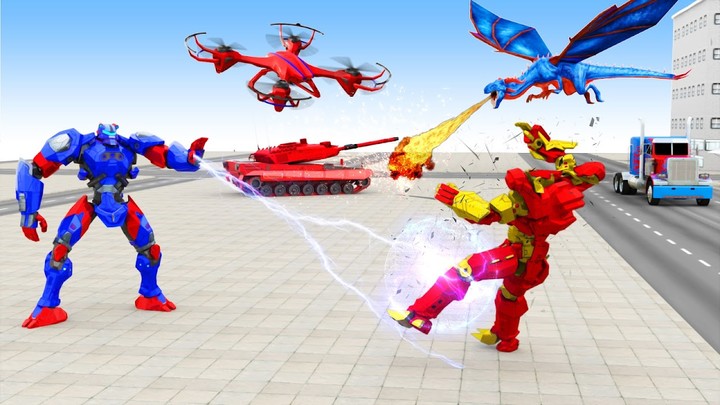 Robot Hero Transform Car Games screenshot image 7_Popularmodapk.com