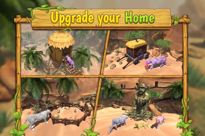 Cheetah Family Sim - Animal Simulator<span>(Unlimited money)</span> screenshot image 3_Popularmodapk.com