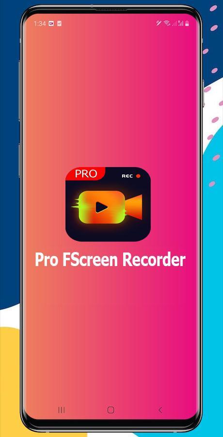 Pro FScreen Recorder screenshot image 1_Popularmodapk.com