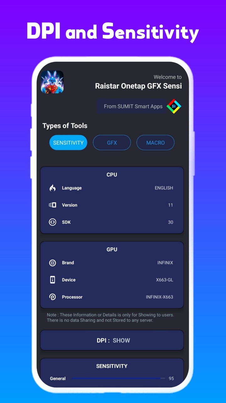 Raistar Macro Onetap GFX Sensi screenshot image 2_Popularmodapk.com