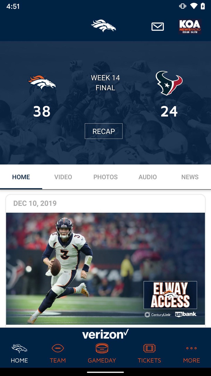 Denver Broncos 365 screenshot image 2_Popularmodapk.com