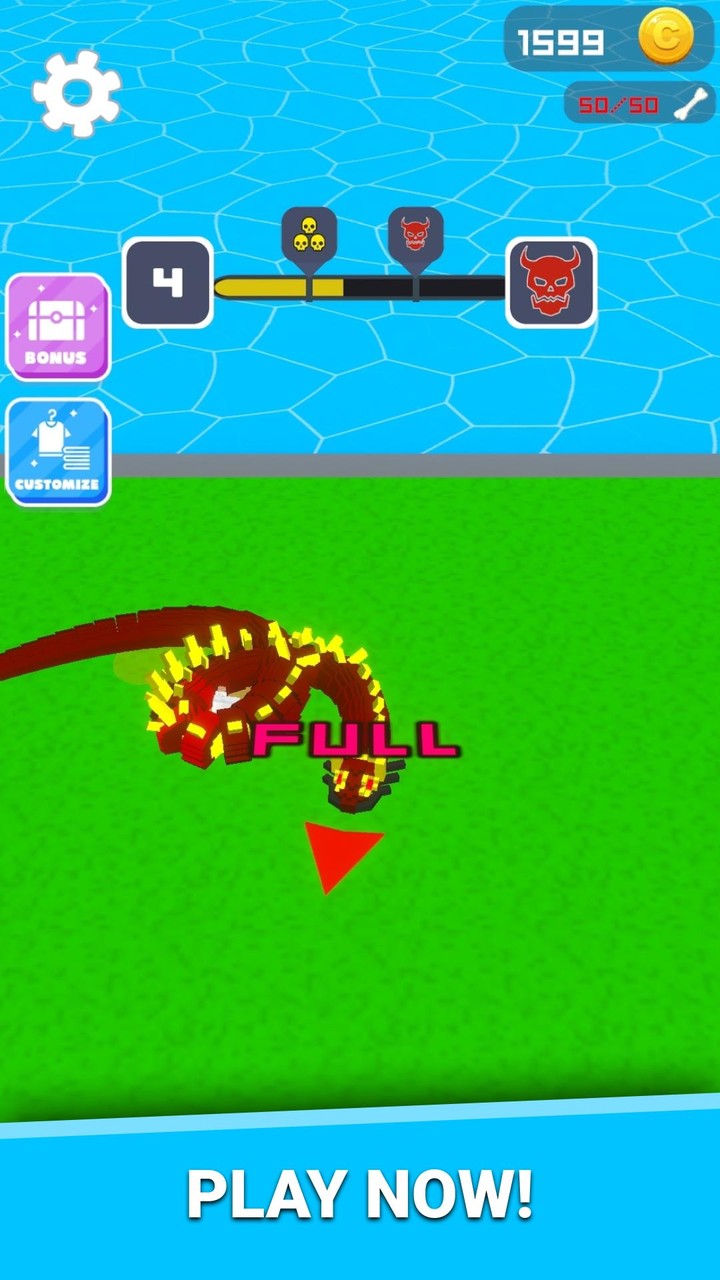 Crusher snake: Sneaky Snake screenshot image 2_Popularmodapk.com