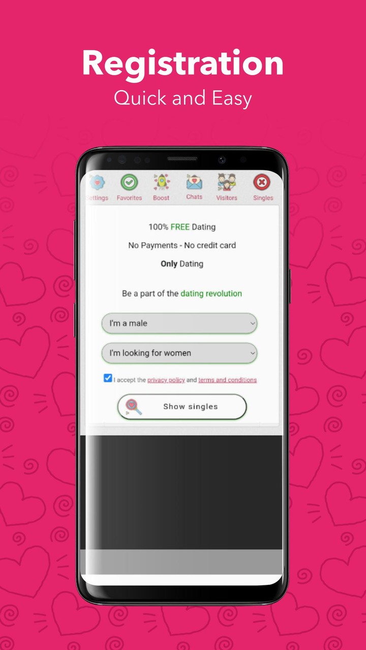 Dating App & Flirt Chat Meet screenshot image 1_Popularmodapk.com
