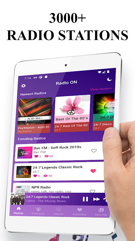 Radio ON – radio and podcasts screenshot image 19_Popularmodapk.com