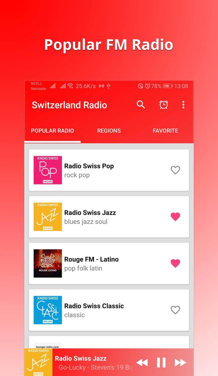 Switzerland Radio - Online FM screenshot image 9_Popularmodapk.com
