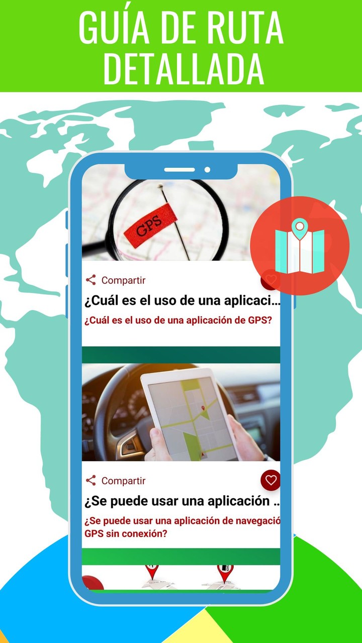 GPS Navegación Y Mapas Guía screenshot image 4_Popularmodapk.com