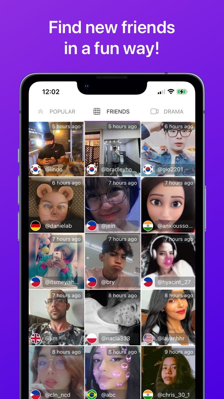 KIMXY - Make Korean Friends screenshot image 3_Popularmodapk.com