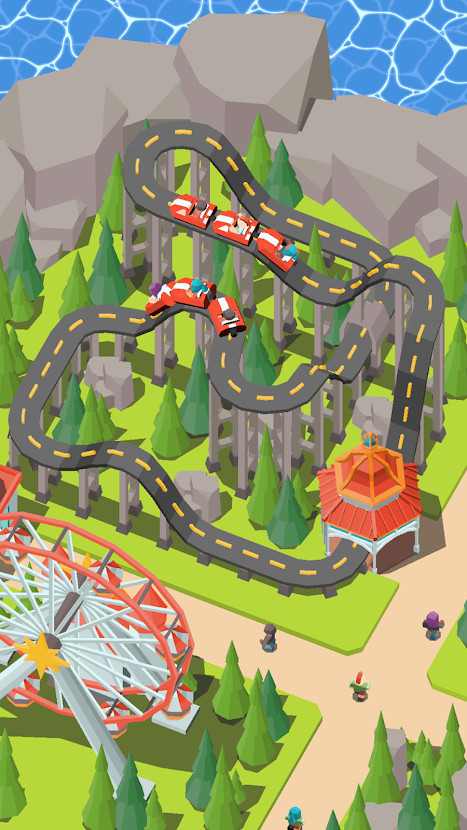 Coaster Builder: Roller Coaster 3D Puzzle Game(Mod) screenshot image 4_Popularmodapk.com