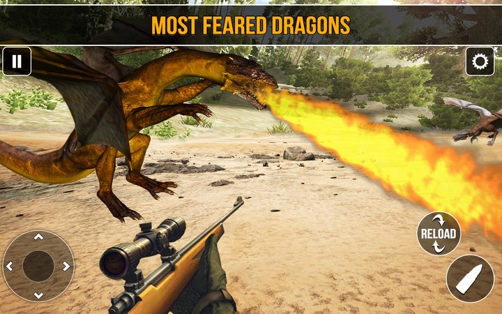 Shooting Games: Dragon Shooter screenshot image 2_Popularmodapk.com