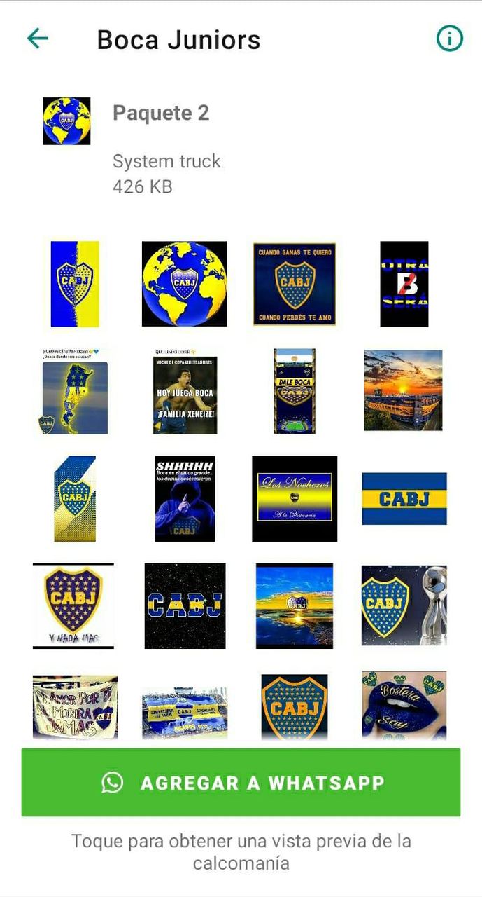 Stickers de Boca Juniors screenshot image 3_Popularmodapk.com
