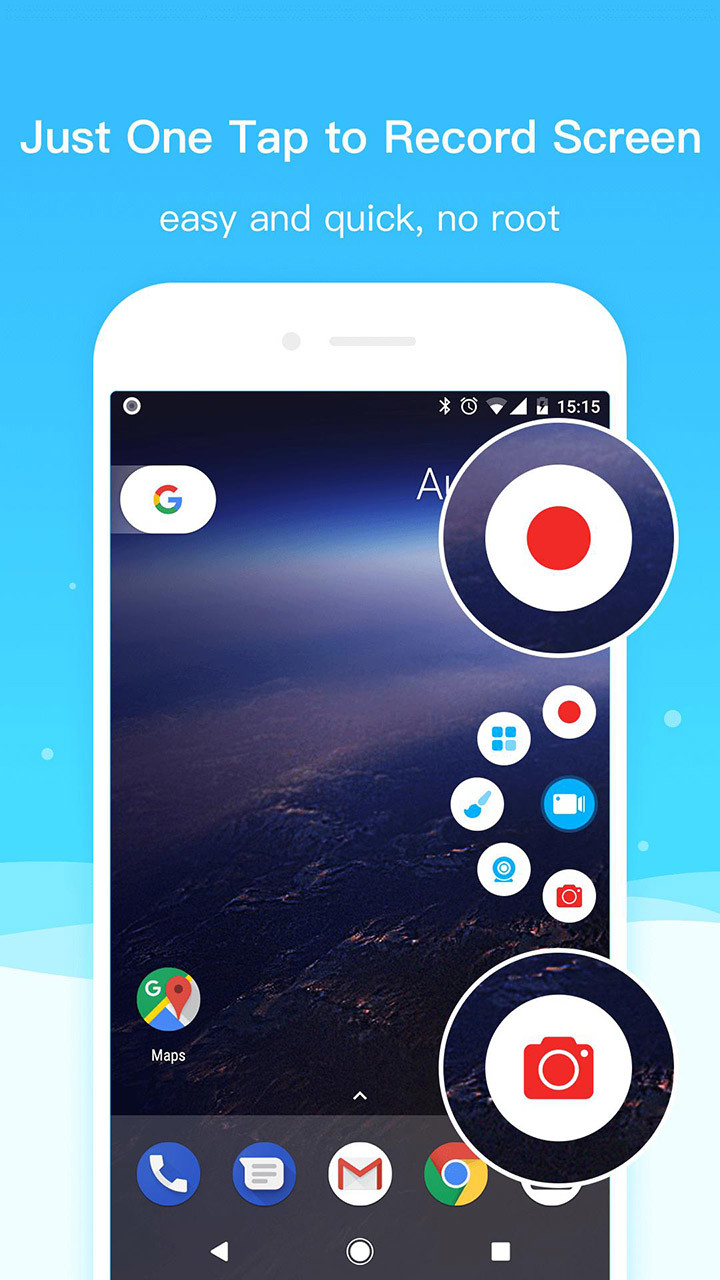 Super Screen Recorder–REC Video Record, Screenshot<span>(Pro Unlocked)</span> screenshot image 1_Popularmodapk.com