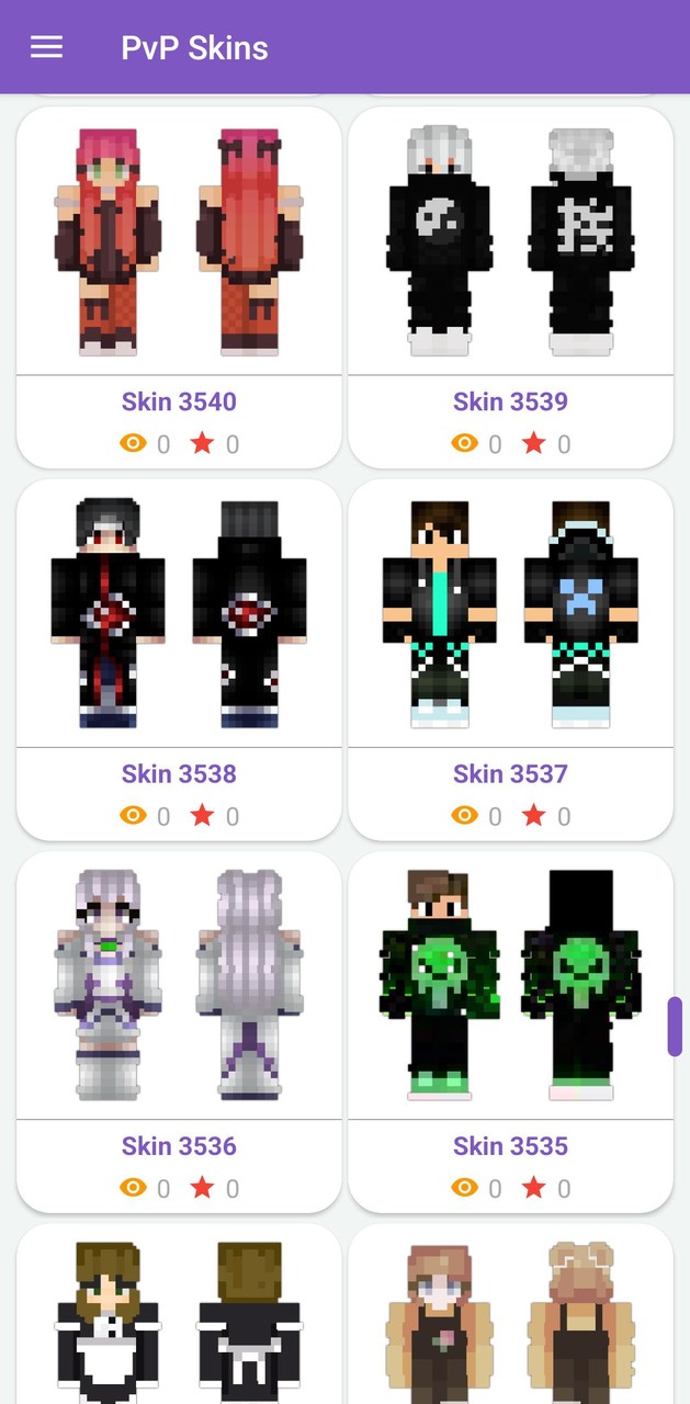 PvP Skins for Minecraft PE screenshot image 10_Popularmodapk.com