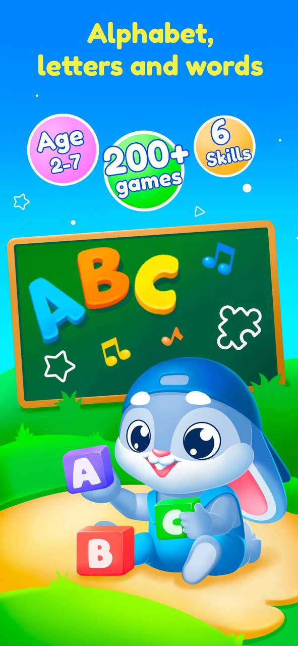 Binky ABC games for kids 3-6 screenshot image 1_Popularmodapk.com