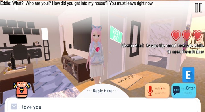 Yandere Ai Girlfriend screenshot image 1_Popularmodapk.com