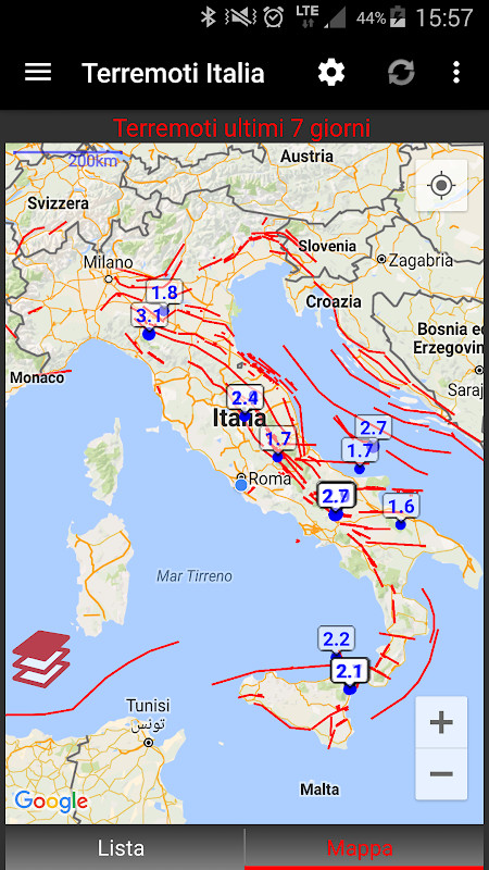 Terremoti Italia screenshot image 5_Popularmodapk.com