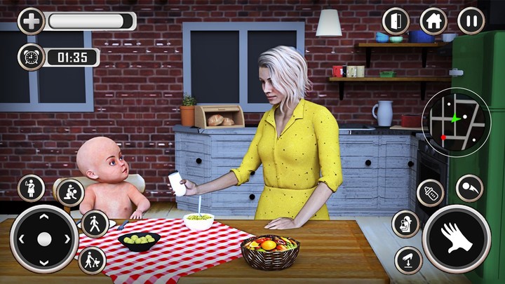 Mom games family simulator 3d screenshot image 1_Popularmodapk.com