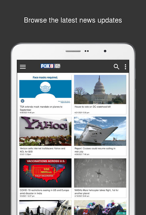 FOX 8 WVUE Mobile screenshot image 8_Popularmodapk.com