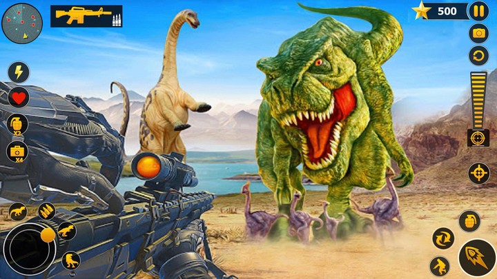 Wild Dino Hunting Free Games screenshot image 2_Popularmodapk.com