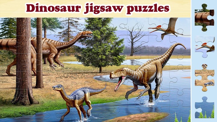 T-Rex Dinosaur Jigsaw Puzzles screenshot image 4_Popularmodapk.com