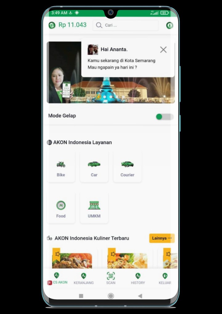 Akon Indonesia - Kurir Kuliner screenshot image 9_Popularmodapk.com