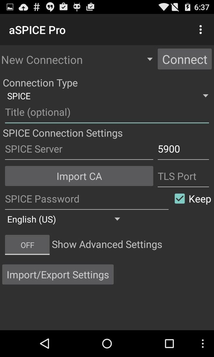 aSPICE: Secure SPICE Client screenshot image 1_Popularmodapk.com