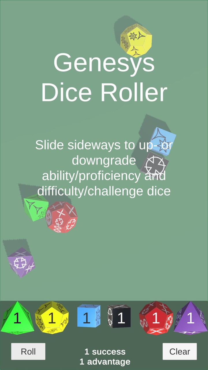 Dice Roller for Genesys screenshot image 1_Popularmodapk.com